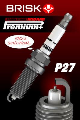 BRISK 1971 Číslo výrobce: P27 Iridium Premium+.