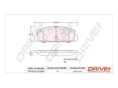 Dr!ve+ DP1010.10.0004 Číslo výrobce: DBP0004. EAN: 5907714158384.