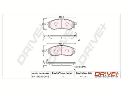 Dr!ve+ DP1010.10.0016 Číslo výrobce: DBP0016. EAN: 5907714158483.