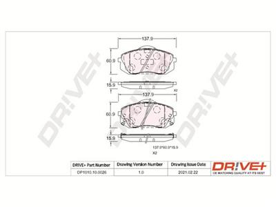 Dr!ve+ DP1010.10.0026 Číslo výrobce: DBP0026. EAN: 5907714158568.