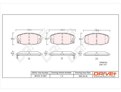 Dr!ve+ DP1010.10.0027 Číslo výrobce: DBP0027. EAN: 5907714158575.