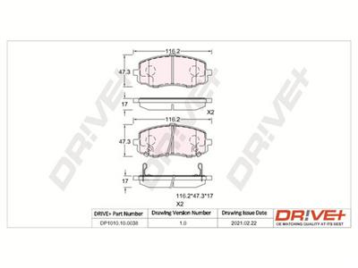 Dr!ve+ DP1010.10.0038 Číslo výrobce: DBP0038. EAN: 5907714158667.