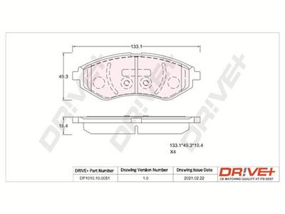 Dr!ve+ DP1010.10.0051 Číslo výrobce: DBP0051. EAN: 5907714158773.