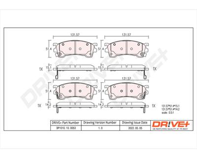 Dr!ve+ DP1010.10.0053 Číslo výrobce: DBP0053. EAN: 5907714158797.
