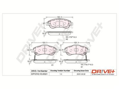Dr!ve+ DP1010.10.0061 Číslo výrobce: DBP0061. EAN: 5907714158858.
