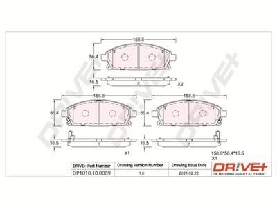 Dr!ve+ DP1010.10.0089 Číslo výrobce: DBP0089. EAN: 5907714159077.