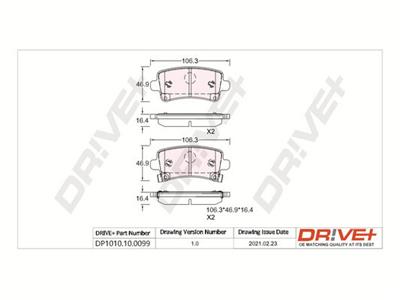 Dr!ve+ DP1010.10.0099 Číslo výrobce: DBP0099. EAN: 5907714159145.