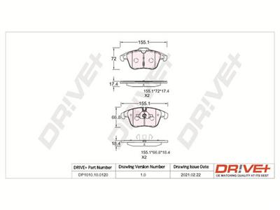Dr!ve+ DP1010.10.0120 Číslo výrobce: DBP0120. EAN: 5907714159237.