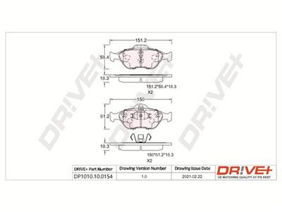Dr!ve+ DP1010.10.0154 Číslo výrobce: DBP0154. EAN: 5907714159398.