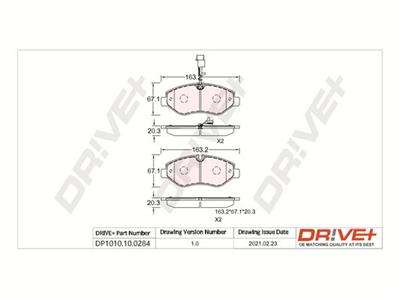 Dr!ve+ DP1010.10.0284 Číslo výrobce: DBP0284. EAN: 5907714159824.