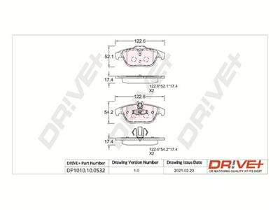 Dr!ve+ DP1010.10.0532 Číslo výrobce: DBP0532. EAN: 5907714160301.
