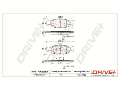 Dr!ve+ DP1010.10.0551 Číslo výrobce: DBP0551. EAN: 5907714160363.
