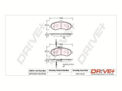 Dr!ve+ DP1010.10.0743 Číslo výrobce: DBP0743. EAN: 5907714160509.