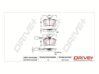 Dr!ve+ DP1010.10.0833 EAN: 5907714160967.