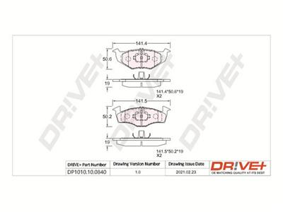 Dr!ve+ DP1010.10.0840 Číslo výrobce: DBP0840. EAN: 5907714161025.