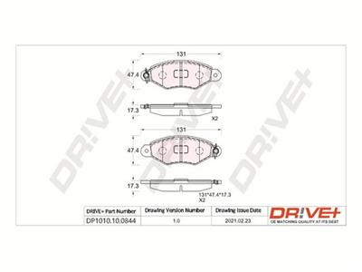 Dr!ve+ DP1010.10.0844 Číslo výrobce: DBP0844. EAN: 5907714161063.