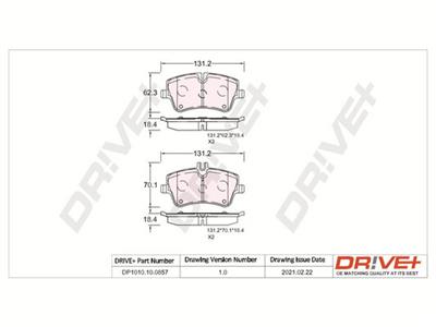 Dr!ve+ DP1010.10.0857 Číslo výrobce: DBP0857. EAN: 5907714161179.