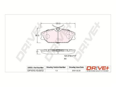 Dr!ve+ DP1010.10.0872 Číslo výrobce: DBP0872. EAN: 5907714161315.