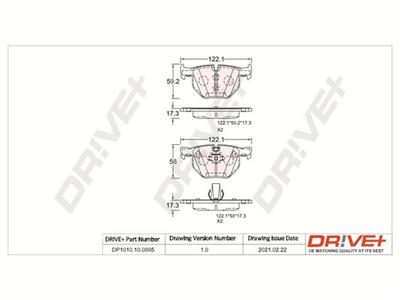 Dr!ve+ DP1010.10.0895 Číslo výrobce: DBP0895. EAN: 5907714161513.
