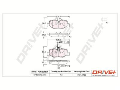 Dr!ve+ DP1010.10.0898 Číslo výrobce: DBP0898. EAN: 5907714161537.