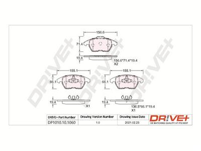 Dr!ve+ DP1010.10.1060 Číslo výrobce: DBP1060. EAN: 5907714162411.