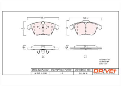 Dr!ve+ DP1010.10.1130 EAN: 5907714150616.