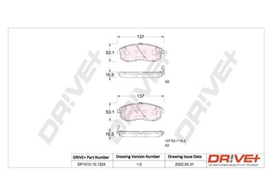 Dr!ve+ DP1010.10.1224 Číslo výrobce: DBP1224. EAN: 7640250074487.