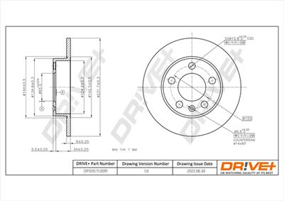 Dr!ve+ DP1010.11.0091 Číslo výrobce: DBD0091. EAN: 609843811431.