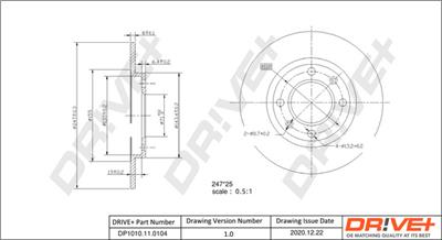 Dr!ve+ DP1010.11.0104 Číslo výrobce: DBD0104. EAN: 609843811561.