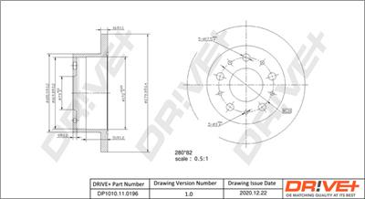 Dr!ve+ DP1010.11.0196 Číslo výrobce: DBD0196. EAN: 609843812483.