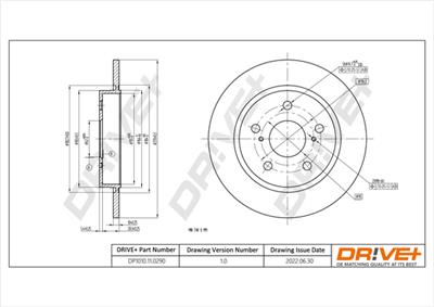 Dr!ve+ DP1010.11.0290 Číslo výrobce: DBD0290. EAN: 609843813428.