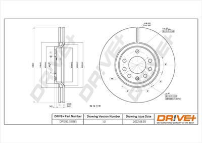 Dr!ve+ DP1010.11.0361 Číslo výrobce: DBD0361. EAN: 609843814135.