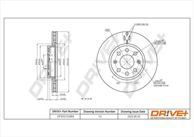 Dr!ve+ DP1010.11.0484 Číslo výrobce: DBD0484. EAN: 609843815361.