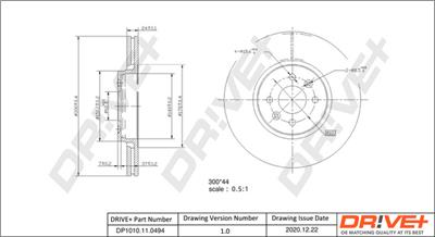 Dr!ve+ DP1010.11.0494 Číslo výrobce: DBD0494. EAN: 609843815460.