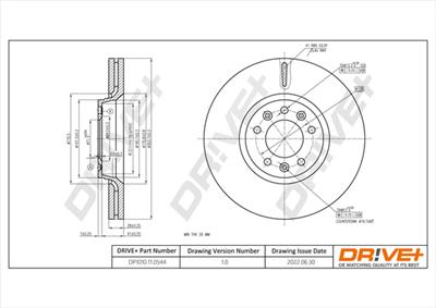 Dr!ve+ DP1010.11.0544 Číslo výrobce: DBD0544. EAN: 609843815965.