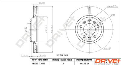 Dr!ve+ DP1010.11.0552 Číslo výrobce: DBD0552. EAN: 609843816047.