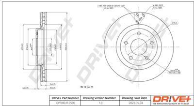 Dr!ve+ DP1010.11.0590 Číslo výrobce: DBD0590. EAN: 609843816429.
