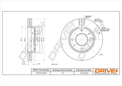 Dr!ve+ DP1010.11.0694 Číslo výrobce: DBD0694. EAN: 609843817464.