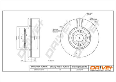 Dr!ve+ DP1010.11.0858 Číslo výrobce: DBD0858. EAN: 609843819109.