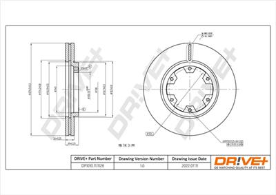 Dr!ve+ DP1010.11.1128 Číslo výrobce: DBD1128. EAN: 5907714156298.