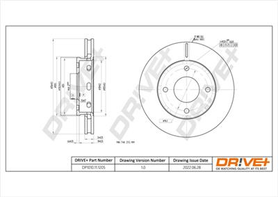Dr!ve+ DP1010.11.1205 Číslo výrobce: DBD1205. EAN: 5907714156588.