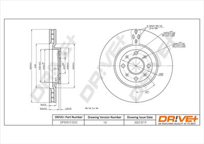 Dr!ve+ DP1010.11.1223 Číslo výrobce: DBD1223. EAN: 5907714156687.