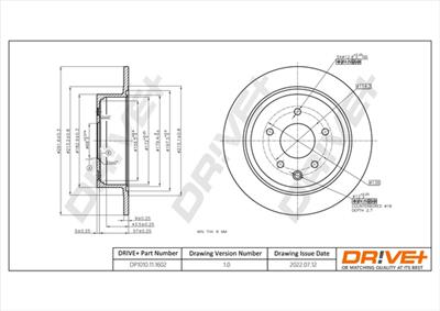 Dr!ve+ DP1010.11.1602 Číslo výrobce: DBD1602. EAN: 5907714158094.