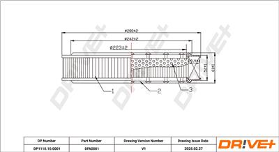 Dr!ve+ DP1110.10.0001 Číslo výrobce: DFA0001. EAN: 5907714165801.