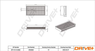 Dr!ve+ DP1110.10.0060 Číslo výrobce: DFA0060. EAN: 5907714165672.