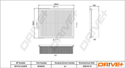 Dr!ve+ DP1110.10.0076 Číslo výrobce: DFA0076. EAN: 5907714165603.