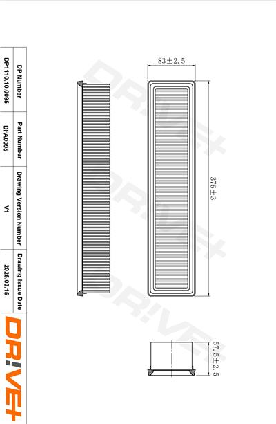 Dr!ve+ DP1110.10.0095 Číslo výrobce: DFA0095. EAN: 5907714165399.