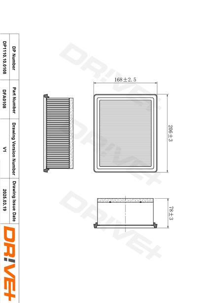 Dr!ve+ DP1110.10.0108 Číslo výrobce: DFA0108. EAN: 5907714165412.