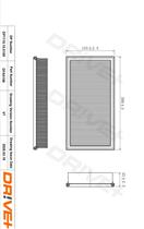 Dr!ve+ DP1110.10.0109 - Vzduchový filter