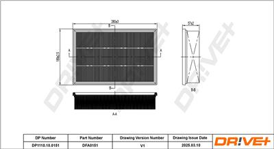 Dr!ve+ DP1110.10.0151 Číslo výrobce: DFA0151. EAN: 5907714165597.